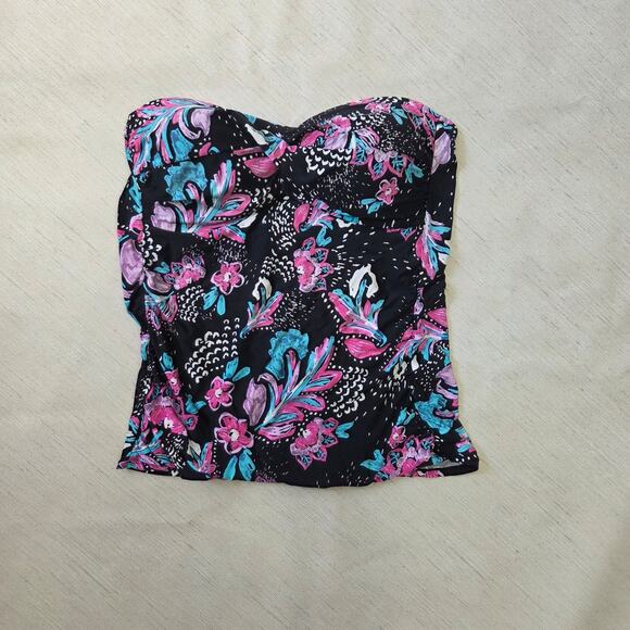 Anne Cole Woman's Dark Multi-Colored Tankini size XL - Picture 1 of 5